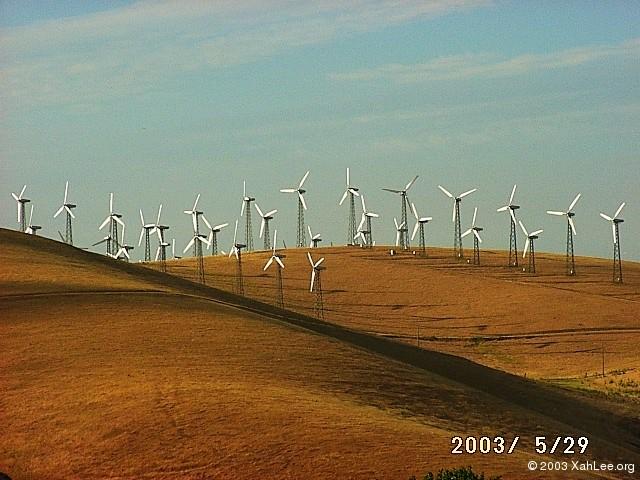System Renewables Wind 1992 California wind capacity exceeded