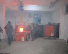 of furnace High heat gain by hydraulic controlled lid covering furnace intake full well and