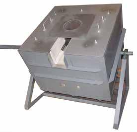 the wide range of furnaces for melting and holding of aluminium, brass and zinc based alloys.