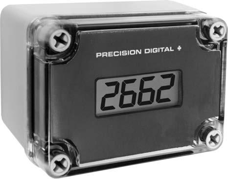 PD662 LOOP-POWERED METER 4-20 ma Input Loop-Powered -1999 to 2999 Display Easy Four-Button Programming NEMA 4X Enclosure Programmable Noise Filter Loop-Powered Backlight Option 1.