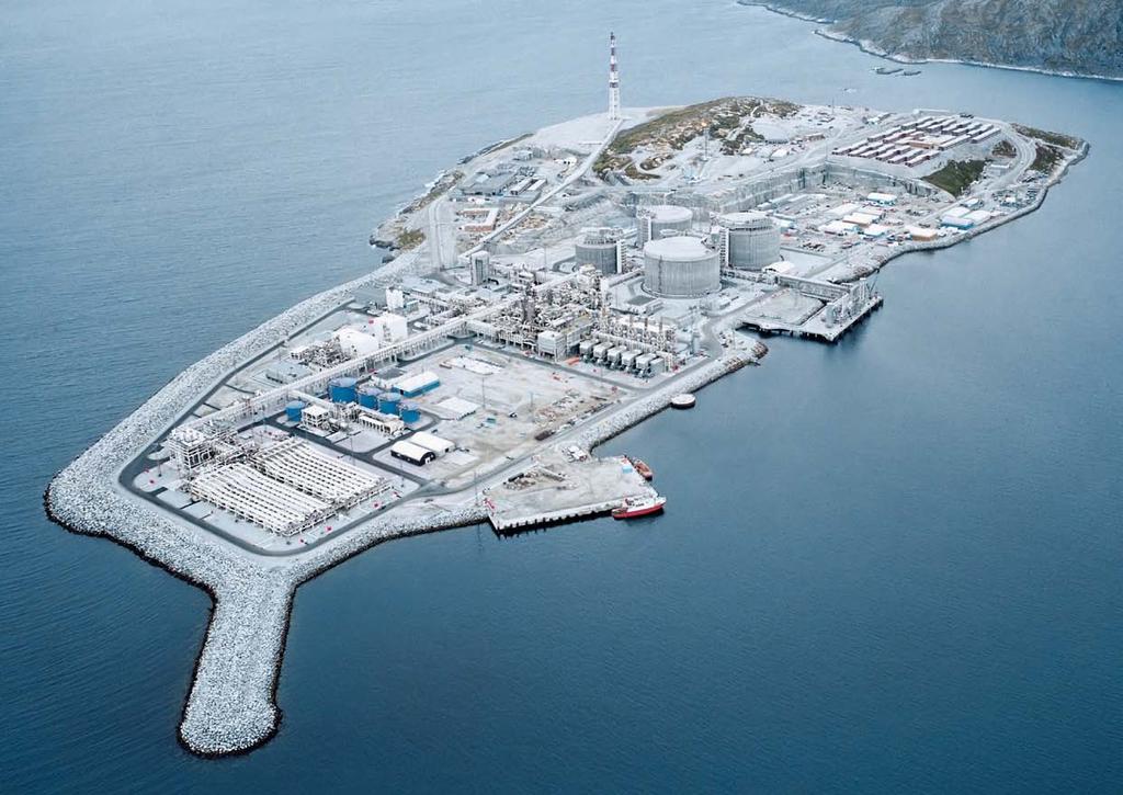 11 LNG plant in Hammerfest, Norway. Capacity: 4.3 mtpa (million tons per annum) Customer: Statoil Start-up: 2007 This is Europe s first and the world s northernmost LNG baseload plant.