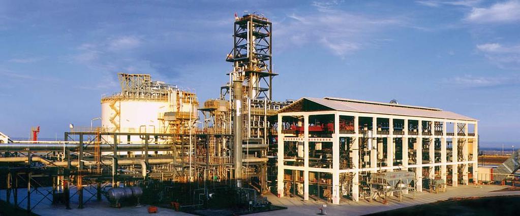 9 LNG plant in Shan Shan, P.R.China Capacity: 430,000 tpa Customer: Xin Jiang Guanghui Start-up: 2004 This LNG plant is highly flexible and excels due to its robustness.