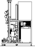 pages 4-5 SKID DESCRIPTION Skid Dimensions Effluent Outlet Compact layout: less than 15 sq ft.