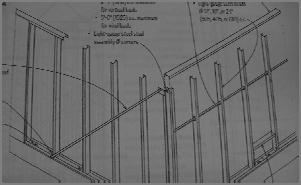WALL SYSTEMS ( Ref: The Building Illustrated, Ching, Francis DK ) 1.0 Comparative wall systems Wood stud walls * walls are normally 2x4, but may be 2x6. * studs are spaced 16.