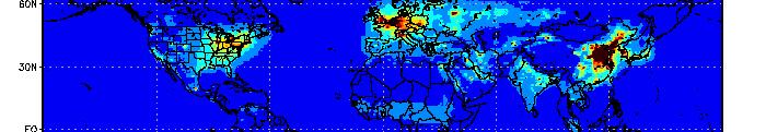 NO x emission trends observed from space OMI