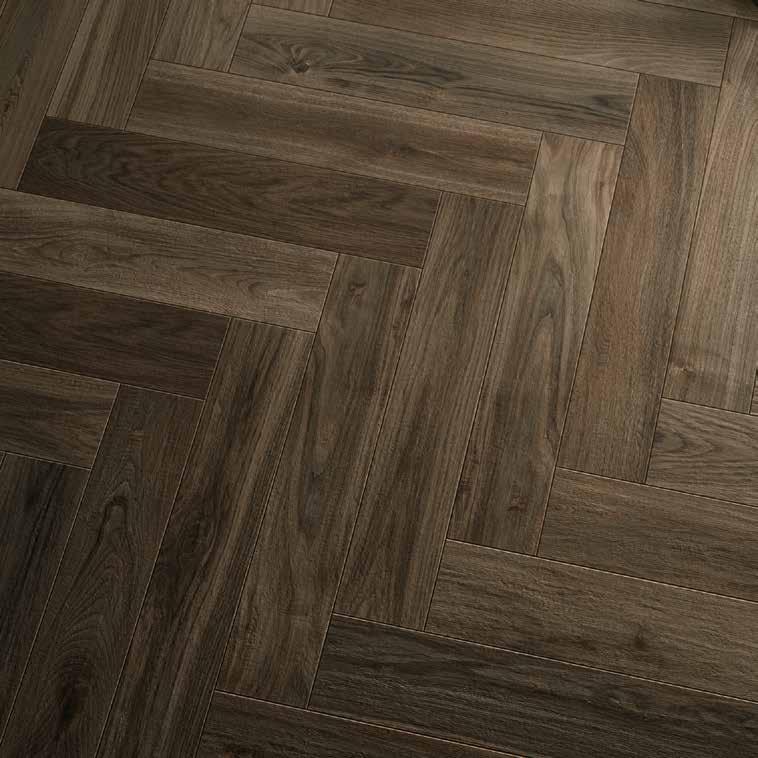 Wood is a gathering of porcelain tile collections that reflect various natural wood essences.