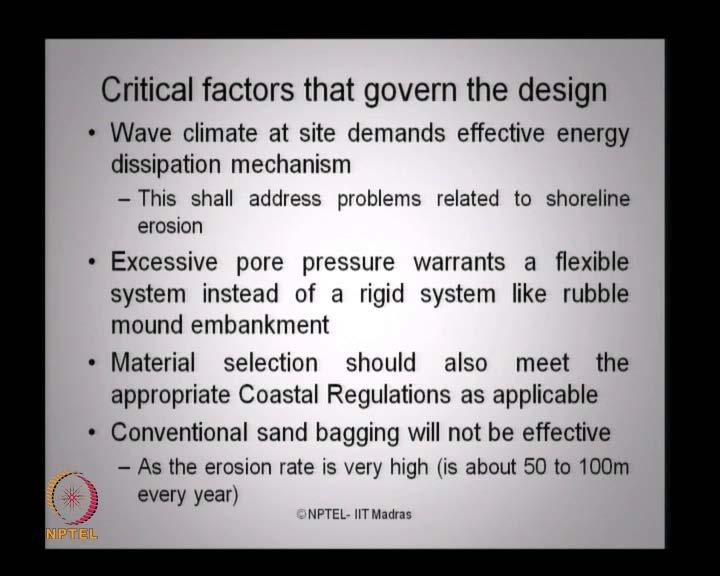 (Refer Slide Time: 11:59) Now let us quickly see, those critical factors that may govern the design of an embankment under such soil conditions.