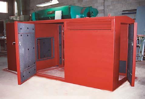 material Expansion joints Turnkey solutions for acoustic enclosures Custom fabricated removable thermal