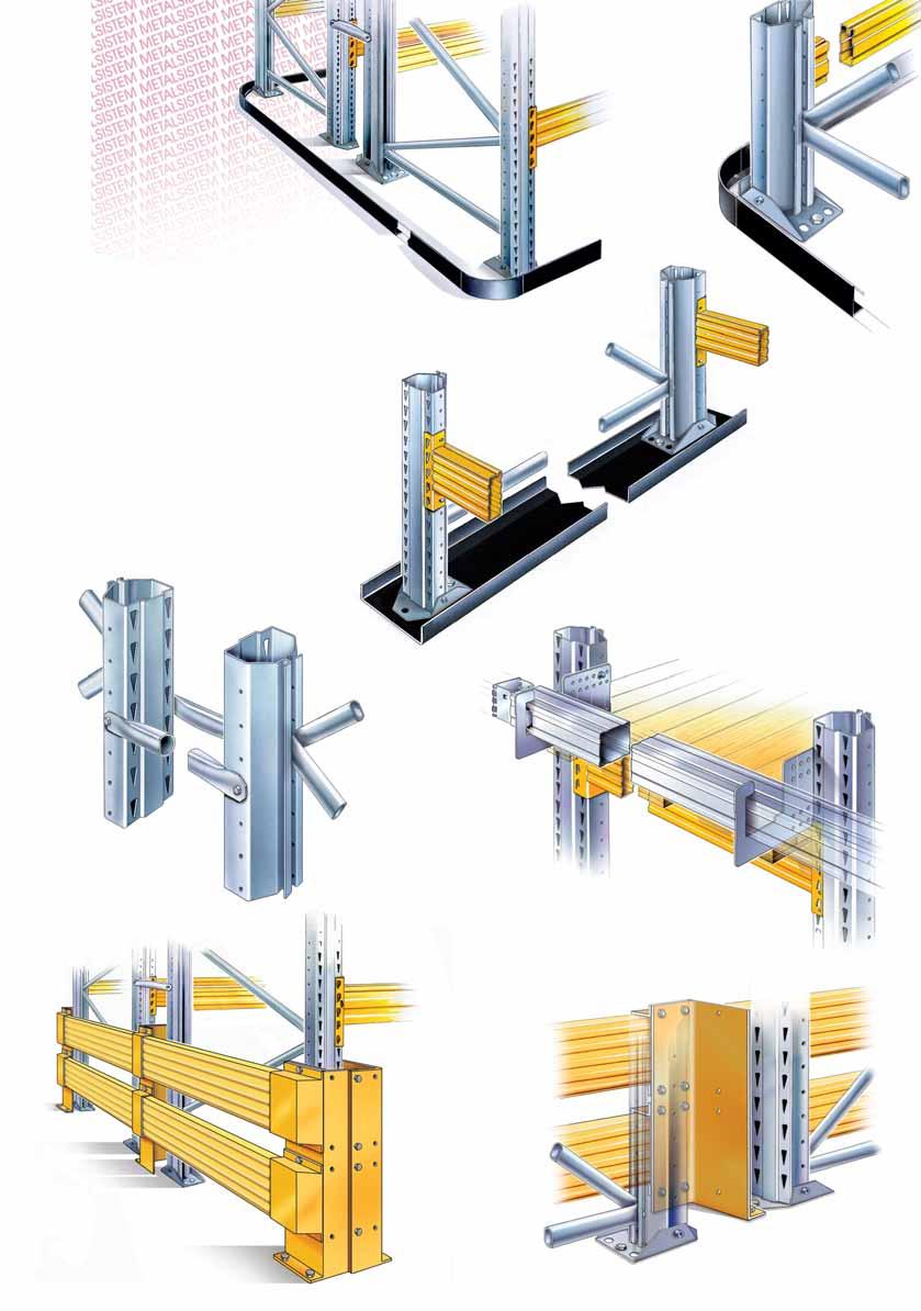 ACCESSORIES Floor mounted guide rail (single and double-sided) Regarding technical data, characteristics and dimensions, customers should refer to the