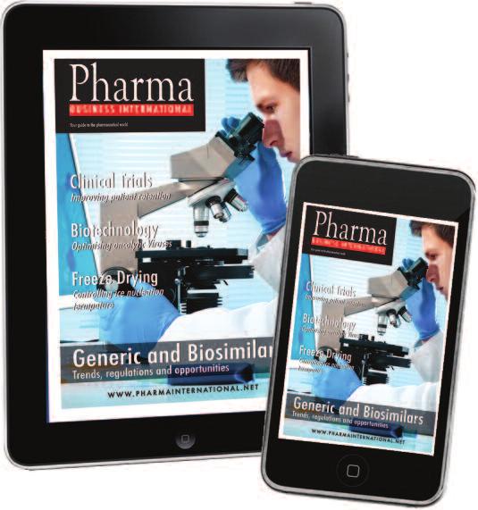 ADVERTISING - DIGITAL E-NEWSLETTERS Pharma Business International invites you to supplement your exposure in the magazine with an appearance in our electronic newsletters.