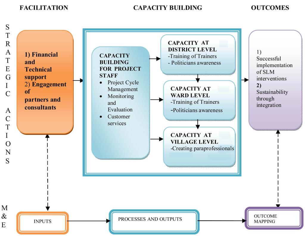 Figure 1. Conceptual framework of the strategic capacity development model (SCDM).
