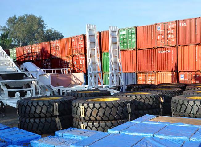 - General cargo : steel products, machinery, project cargo, car, heavy cargo etc.