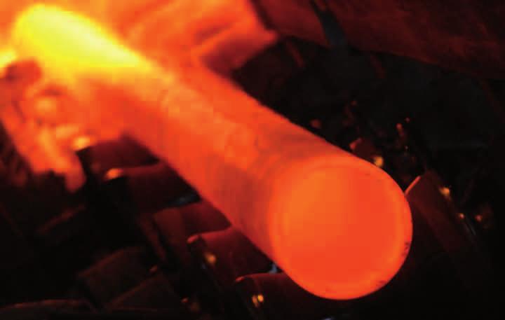 The ladles with metal are delivered in turn to the furnace ladle unit, where the metal finishing and refining take place.