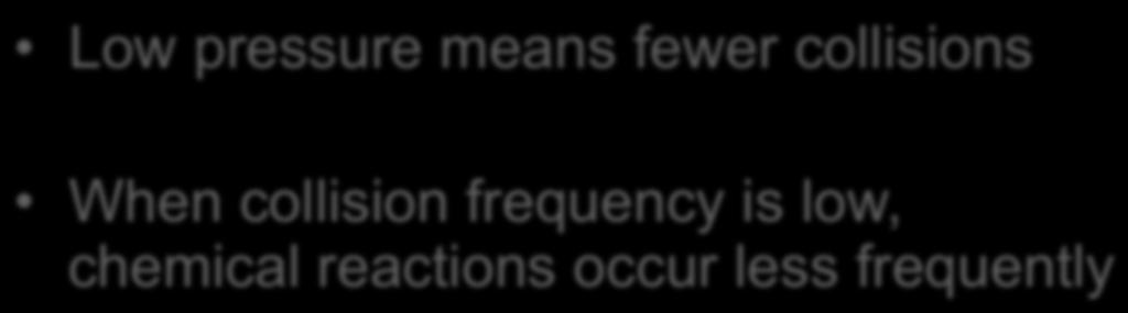 collisions When collision frequency is