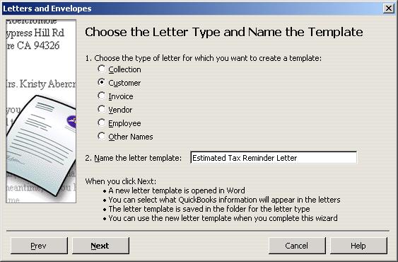 CREATING A NEW LETTER FROM SCRATCH After you choose to Create a New Letter From Scratch and click Next, you ll need to name the