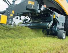 ULTIMATE FEEDING PERFORMANCE A brand new feeding logic has been developed which is set to significantly improve baler efficiency.