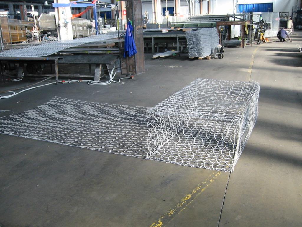 3.2. 2 Terramesh System Terramesh system is fabricated from soft flexible heavily galvanized and PVC coated double twisted steel woven wire mesh units.