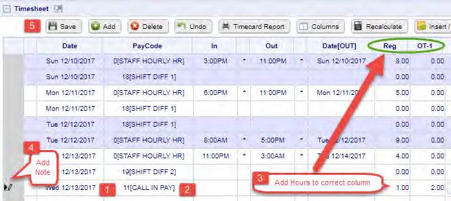 F. How to Add Call-In Pay Any full-time regular hourly unit member called back by supervision from home without prior notice before or after his or her normal work schedule shall be paid at the rate