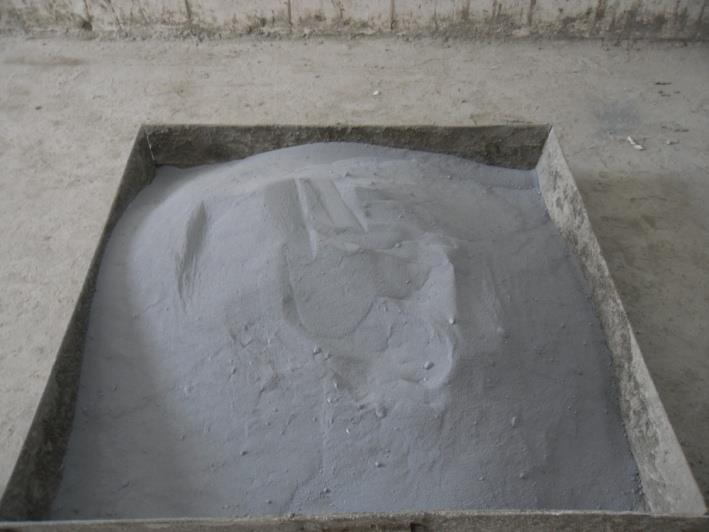 There are inert filler in the concrete mixture which constitute between 70-75% by volume of the whole mixture. The sand used was collected from Qatar washing plant.