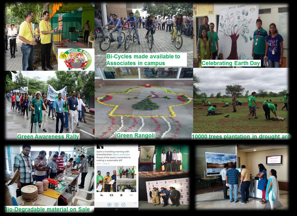 Sustainability Events by Green Marshals Copyright 2017 Tech Mahindra.