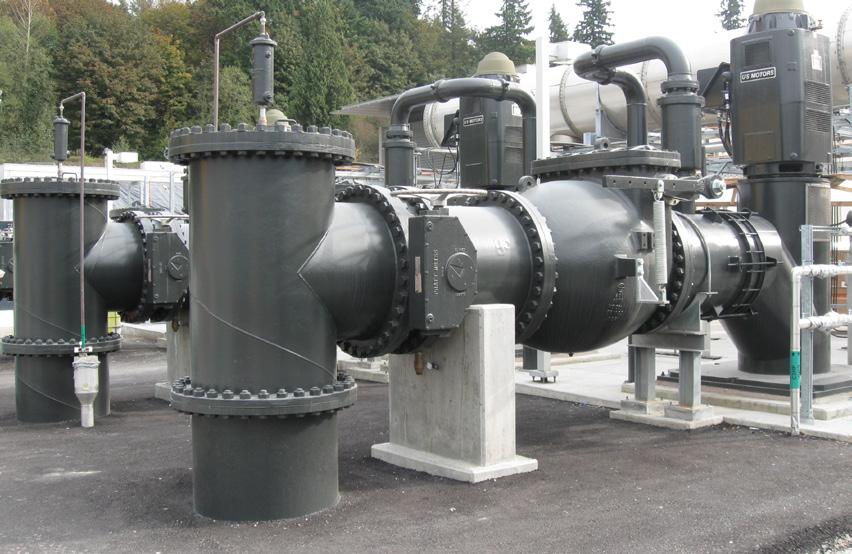 Mixed Liquor recycle pumps which supplied product to the Membrane basins from the Aeration Basins SHIFTING GEARS TO SAVE MONEY Hoffman offered a number of value engineering suggestions throughout the