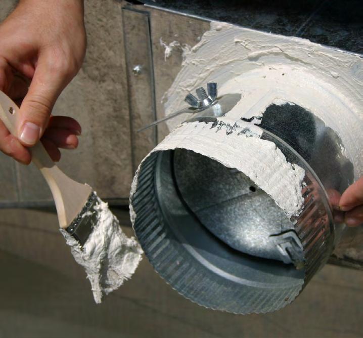 MASTIC CONNECTION Duct Sealing Requirements: