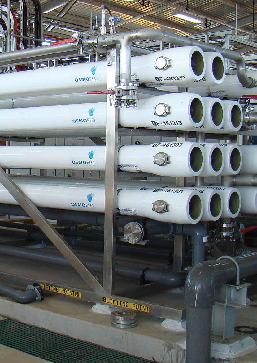54 QGC is using proven Reverse Osmosis technology to treat produced