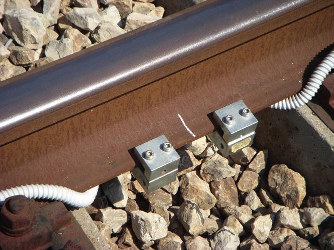 The rail clamps are designed to work with the standard types of the rail, such as UIC60 rail.