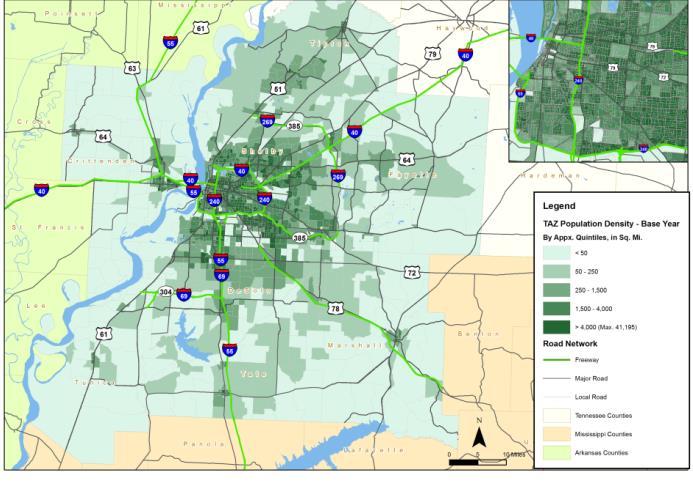 4 Modeling Data Base Year data submitted to TDOT for approval