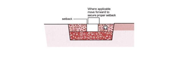 CONSTRUCTION SEQUENCE: STEP 3 PLACEMENT AND BACKFILLING OF CRB UNITS a. Installing successive courses of CRB units: 1.