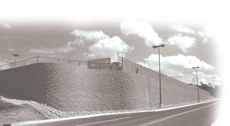 INTRODUCTION The Mesa Retaining Wall Systems from Tensar Earth Technologies offer superior and cost-effective solutions for all of your retaining wall needs.