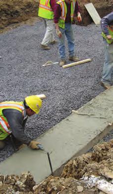 The concrete may be low strength, 2,500 psi and there is no rebar in the leveling pad. Stepped leveling pad The leveling pad shall be cured for 24 hours prior to installation of T-WALL units.