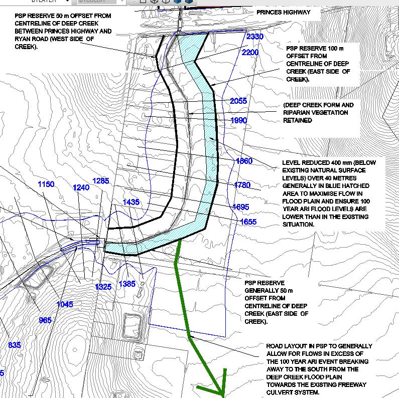 Figure 8 Possible Deep Creek Corridor Works - Ryan