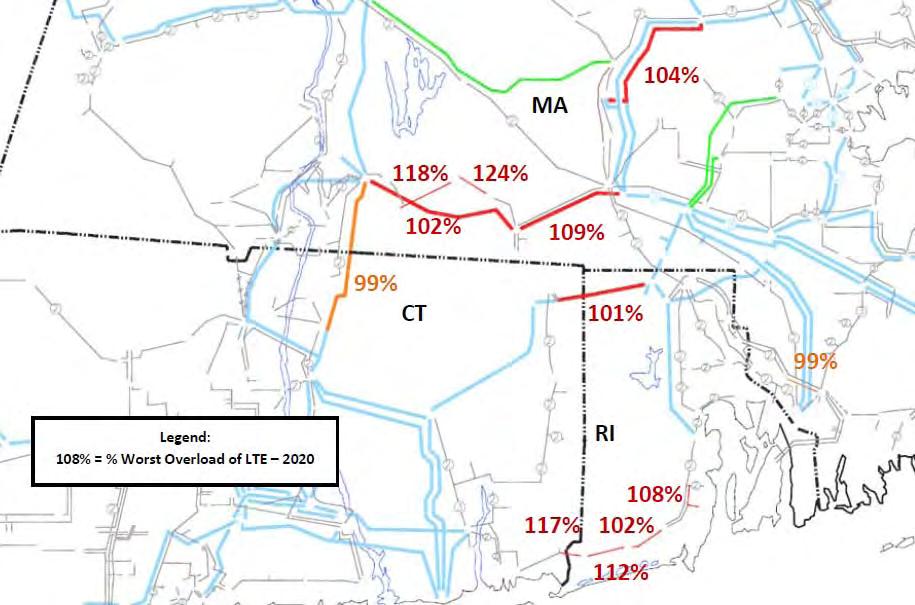 5.1.2 Western New England Reliability Analysis The western New England area is defined as the Regional System Plan zones of Greater Connecticut (southwest Connecticut, northern and eastern