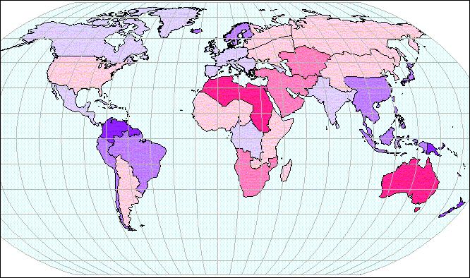 Background The Global Situation - Water Availability Potential water