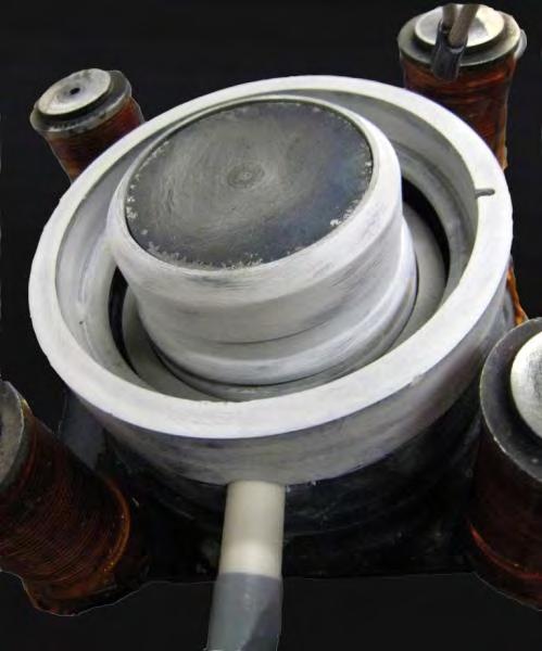 Tabs were included on the anodes for mechanical and electrical connection. For the target flow rates, each magnesium anode had enough propellant to operate the thruster for approximately one hour.