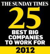 Companies to Work 4 th consecutive year in Top 10 Ranked 43 rd in The Sunday Times Fast