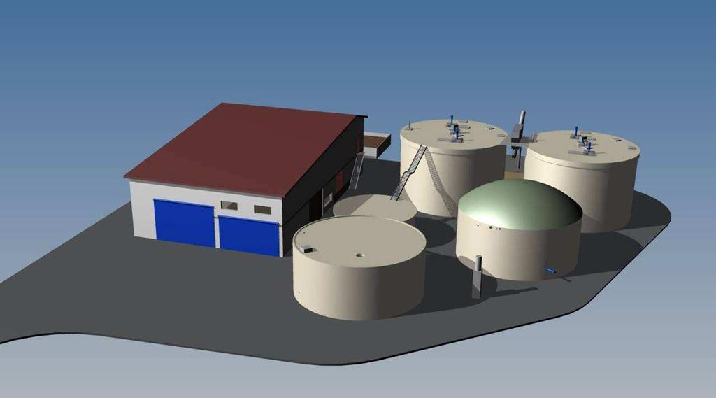 Digesters The digester is the core of the biogas plant Air proof container Different in size, material, shape.
