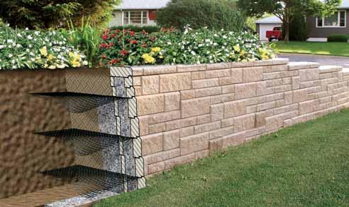 A slope below the wall may make the wall unstable due to sliding or erosion and may require some engineering assistance. Contact your local AB Dealer for more information.