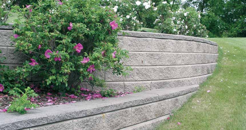 Stepping up the Base Allan Block walls are versatile with proven performance. Building Step-ups into the Slope When building step-ups, begin the base course at the lowest wall elevation.