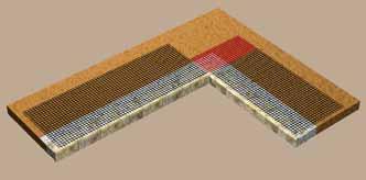 Never place geogrid directly on top of another layer of geogrid.