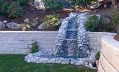 Water features can attract birds and other wildlife. The sound of trickling water creates a place of quiet serenity and a sense of privacy.