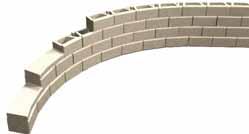 With Allan Block, you can turn wall ends into the hillside with smooth flowing curves, corners or simple step-downs.