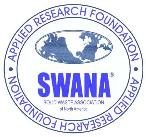 SWANA Applied Research Foundation Founded in 2001 41 Local Government and Corporate Subscribers Conducts applied