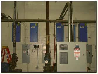Variable frequency drives (VFD) located throughout the facility were failing at the rate of 2 5 per week (typical life of 5 years).