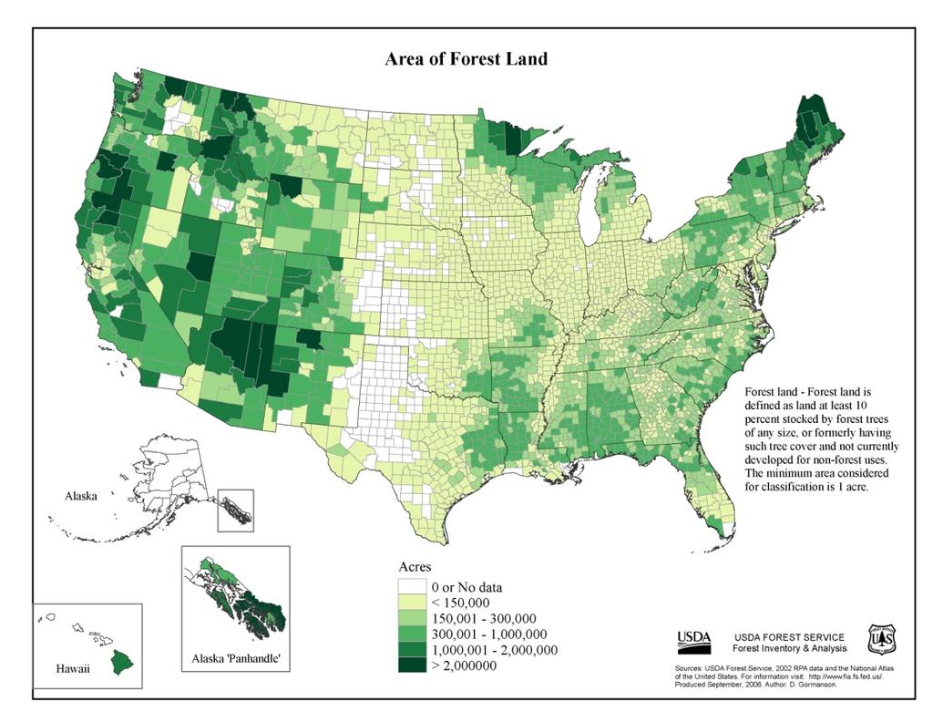 TERRESTRIAL OFFSETS: OPPORTUNITY Grasslands Adapted from Approx. 750 million acres of forested lands in the U.S. Eastern Forests- 83% Private Western Forests- 43% Private Approx.