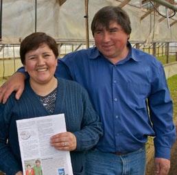 In 2005 the couple had three polytunnels and employed five members of staff - now up to 15 people benefit from full-time work, caring for plants in 13 polytunnels.