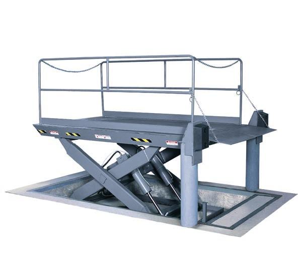 IN-PLANT SCISSORS LIfT Available in 1,500 to 8,000 lbs. capacities Solid steel legs with stiffiner bars for extra strength and support.