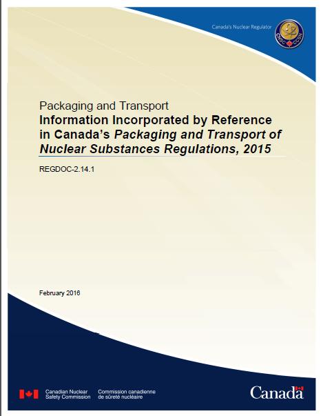 Ambulatory Reference to the IAEA Regulations Prior regulations referred to the 1996 edition (Revised) Now defined as IAEA Regulations, as amended from time to time