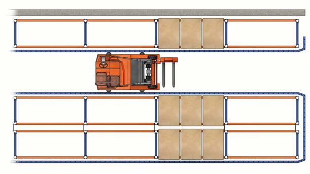 High bay pallet racking Guidance systems for turret trucks Turret trucks must be guided along the